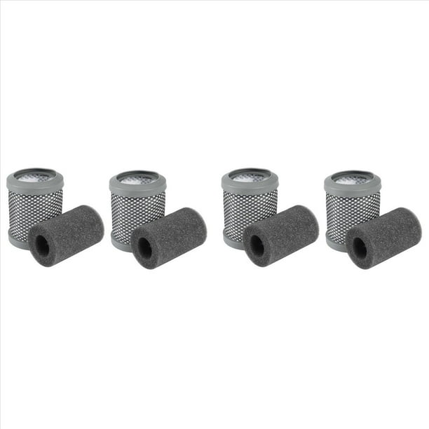 4X Filtro y Esponja para Aspiradora T116 Filtro de Escape Post Motor H-Free 100Series Filtro de Polvo para Reducir el Polvo