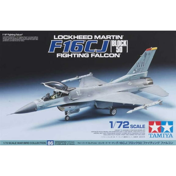 Tamiya 1/72 Lockheed Martin F-16 Fighting Falcon TAM60786 Plastic Models Airplane 1/72