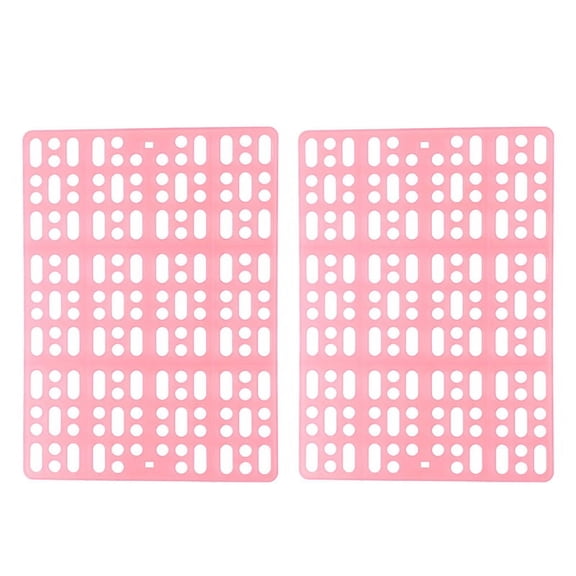 ZPAQI Rabbit Cage Mats for Feet Hollow Design Plastic Floor Pads Cage Accessories