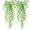White, variant on 2 PCS Artificial Hanging Plants Fake Ivy Vine Fake Potted Greenery Plants Faux Fern Vine for Garden Home Outdoor Indoor Decoration