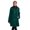 Emerald Green, variant on Women's Plus Size Hooded Toggle Wool Coat