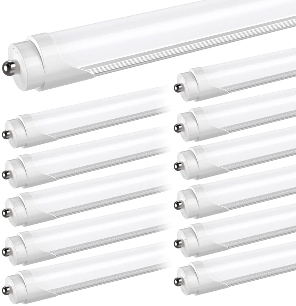 15 Pack T8 LED Bulbs,4FT 20W Tube Lights for Kitchen,Closet etc.G13 Base,Milky Cover,Daylight White 6500K,Ballast Bypass,4 Foot T12 Bulb Light Fixture Replacement for Flourescent Tubes