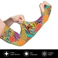 thumbnail image 2 of Kdxio Dancing African Womans,Colorful African Womans Print UV Sun Protection Arm Sleeves - Tattoo Cover Up - Basketball Arm Sleeve UPF 50 Cooling for Men Women, 2 of 7