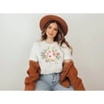 thumbnail image 6 of Cottagaecore Soft Watercolor Floral T-Shirt, 6 of 7