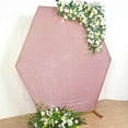 thumbnail image 5 of Efavormart 8ftx7ft Rose Gold 2-Sided Spandex Fit Hexagon Wedding Backdrop Cover, 5 of 11