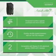 Square D QO 60A Double-Pole Standard Trip Circuit Breaker QO260CP
