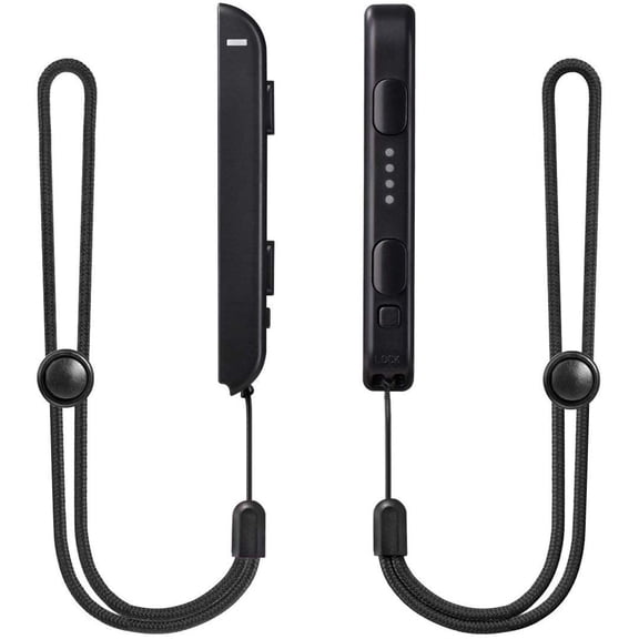 Pre-Owned Nintendo Switch Original Joy-Con Strap - 2 Pack Black (Bulk Packaging)