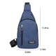 thumbnail image 3 of Bolso bandolera pequeño tipo bandolera para el pecho, bandolera de hombro, bolso de viaje para hombres, mujeres y niños, con orificio para auriculares y bolsillo en el pecho., 3 of 6