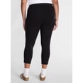 thumbnail image 3 of Terra & Sky Women's Plus Capri Legging, Sizes 0X-5X, 3 of 6