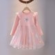 thumbnail image 4 of Vestidos de niña moda primavera y otoño moda niña vestidos de princesa vestidos de malla para niños tendencia, 4 of 6