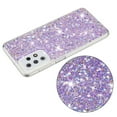 thumbnail image 2 of for Samsung Galaxy A23 5G Glitter Case, Cute Bling Sparkle Shiny Slim Soft Silicone Reflective Clear TPU Bumper Women Girls Shockproof Protective Phone Case for Samsung Galaxy A23 5G, Purple, 2 of 6