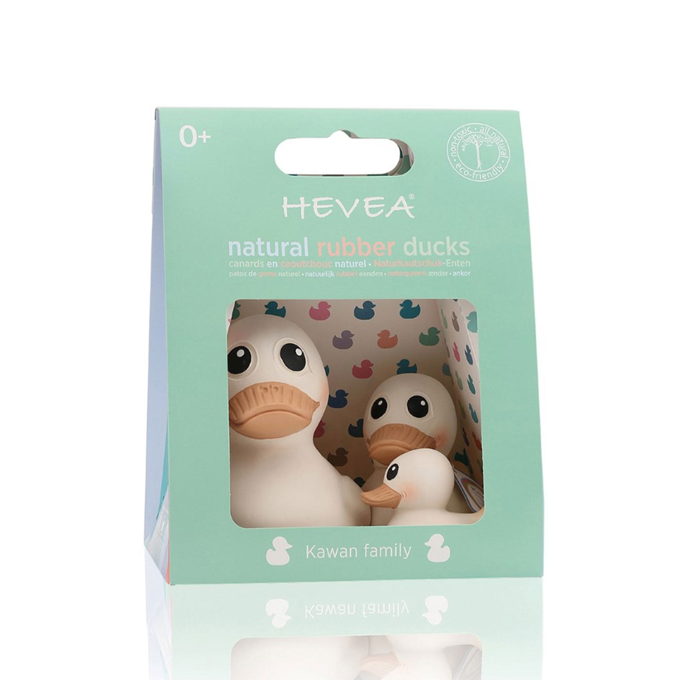 HEVEA KAWAN MINI THE DUCK Bath toy made of 100% natural rubber