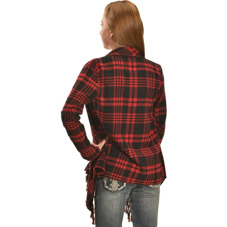 Red flannel deals cardigan