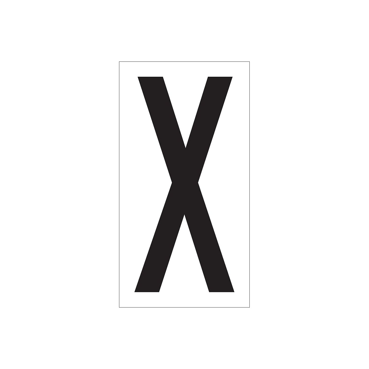 Box Partners Vinyl Warehouse Letter Labels X 3 12 Blackwhite 50