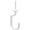 White, variant on National Hardware N275-524 Modern Ceiling Hook, 3-11/32", Brushed Gold