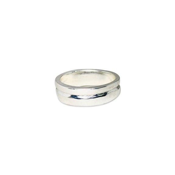 Heaven Crafts Simple Band Ring Sterling Silver 925 Boho Thumb Ring Unisex Band Perfect Gift For Her