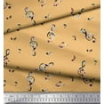 thumbnail image 2 of Soimoi Tissu en Jersey de Coton Notes Instrument de Musique Tissu Imprimé 1 Yard 58 Inch Wide, 2 of 5