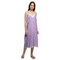 thumbnail image 3 of Moomaya WoMen's Sleeveless Nightdress For Ladies Printed Cotton Nightwear, 3 of 6