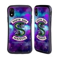 thumbnail image 1 of Head Case Designs Officially Licensed Riverdale South Side Serpents Nebula Logo 1 Hybrid Case Compatible with Apple iPhone XR, 1 of 7
