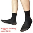 thumbnail image 5 of Men Dress Socks Nylon Ankle Socks Business Socks Soft Lightweight Crew Sock, 5 of 21