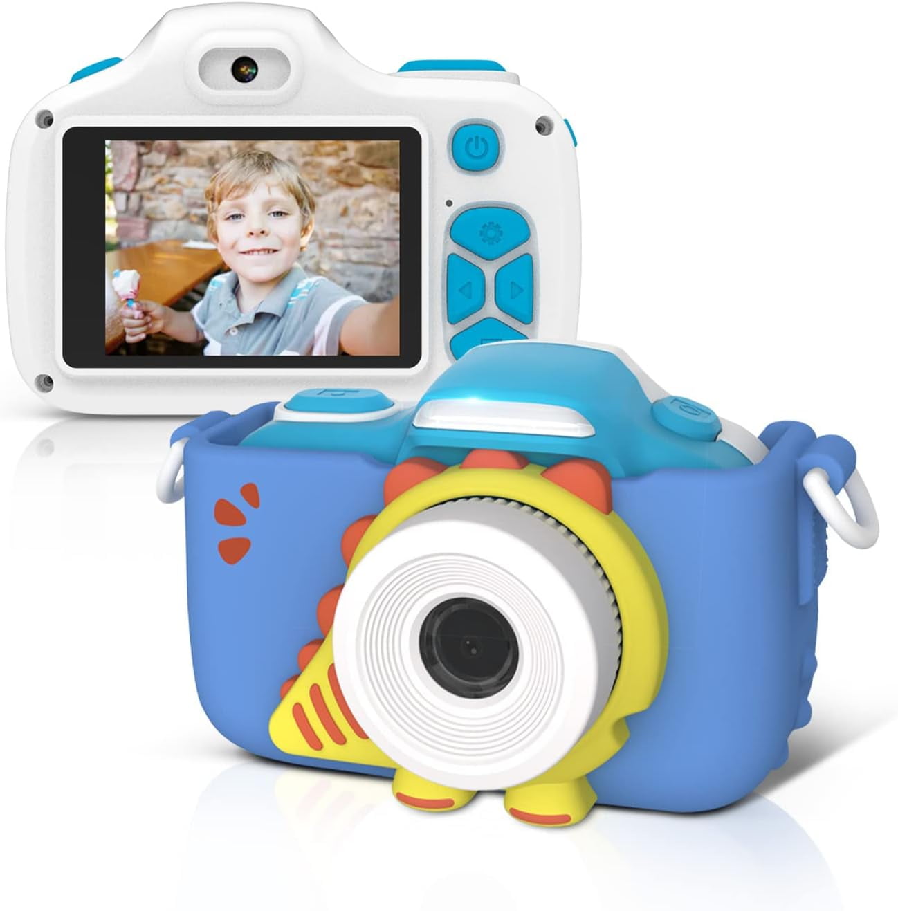 myFirst Camera 3 - New Kids Mini Camera, 12MP HD Video, Selfie Lens, Shockproof Case, microSD - Blue