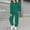 Dark Green, variant on Hoodie Sweatsuit Set for Boys Girls 2 Piece Hooded Sweatshirt Jogger Sweatpants Tracksuit Kids Athletic Solid Outfits
