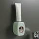 thumbnail image 1 of Dispensador De Pasta De Dientes Dispensador de pasta de dientes montado en la pared accesorios de baño sin perforaciones (verde oliva) Wdftyju Libre de BPA, 1 of 3