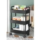 thumbnail image 1 of kitchen office bathroom organizer 3-tier rolling storage rack, 1 of 5