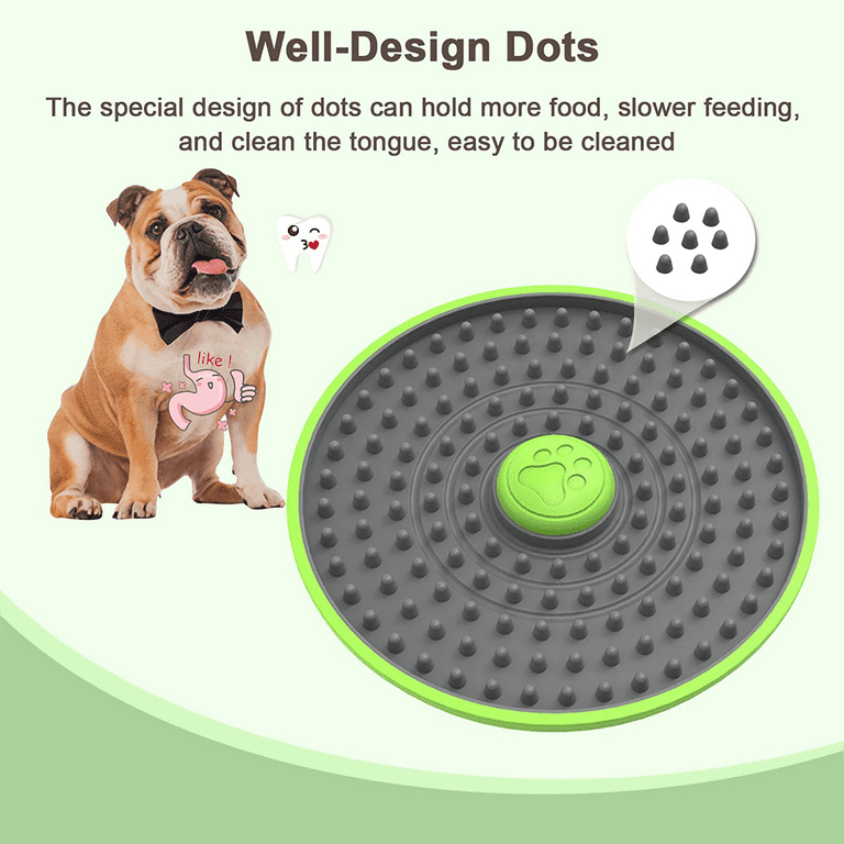Lick Mat For Dog Crate Dog Slow Feeder Rubber Mat With Non - Temu