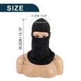 thumbnail image 3 of Pasamontañas de ciclismo, máscara de cara completa, cubierta para el cuello, a prueba de viento, fuerte protección solar | Negro 1 pieza, 3 of 6