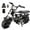 Black, variant on FRP GMB100 Performance 99cc Gas Powered Mini Dirt Bike, 28MPH Off-Road Motorcycle with Hydraulic Brakes, Suspension & SunF All-Terrain Tires – Black
