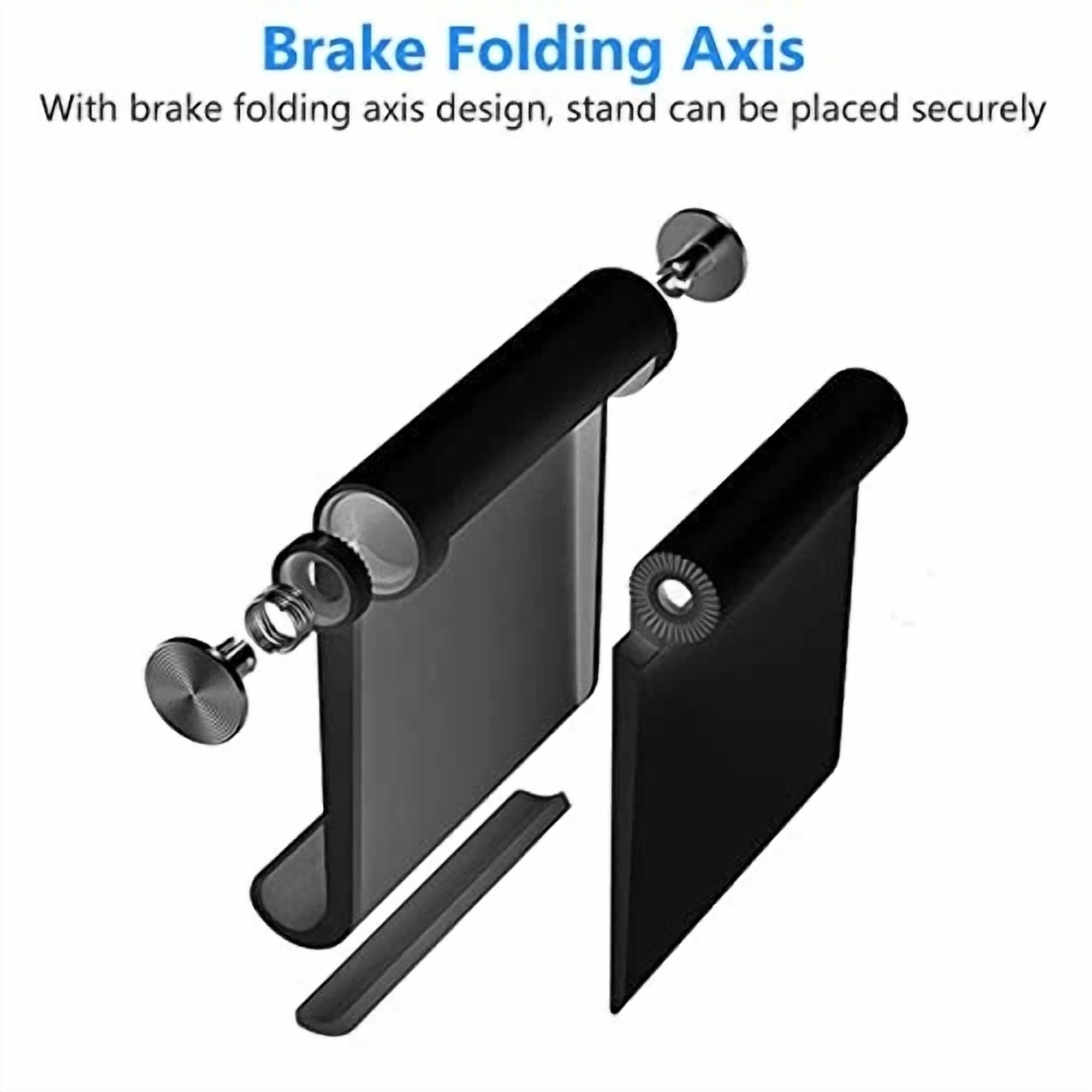 RHEA- Cell Phone Stand Holder, Cellphone Holder Adjustable Desktop Phone Stand Black