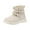 Beige, variant on Boots for Girls,Girls Ankle Boots,Girls Sock Boots with Pearl Accents Soft Sole and Ankle Height for Fashion Everyday Outfits Black 7.5-8 Years