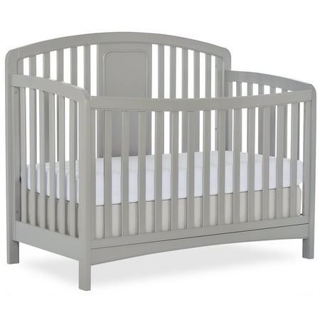 UPC: 0811048034519 | Dream On Me Dakota 4-In-1 Convertible Crib Greenguard Gold Certified Silver Grey Pearl