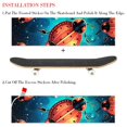 thumbnail image 2 of Seven Starred Ladybird Skateboard Stickers Pack of Two - Emery Surface, PVC Backing - Size 8.8x32.6in/22.4x83cm - Skateboard Accessories, 2 of 5
