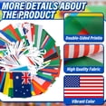 thumbnail image 3 of Yanonmyfd 100 Countries String Flag – 84Ft World Flag Banner for Party Decorations, Sports Clubs, Classrooms, Bars, and Festivals – International Bunting for Global Celebrations, 3 of 12