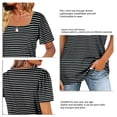 thumbnail image 2 of Puff Manga Corta, Transpirable, Elegante, Casual, Camisas Sueltas Para Mujeres Para El Hogar Amonsee Otros, 2 of 6