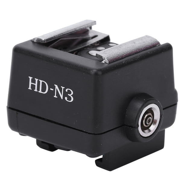 Adaptador de Soporte de Zapatillas de Llave en la Linterta, Adaptador de Zapatilla de Llave Compacta Liviana PC Negro HD-N3 Cámara de video para