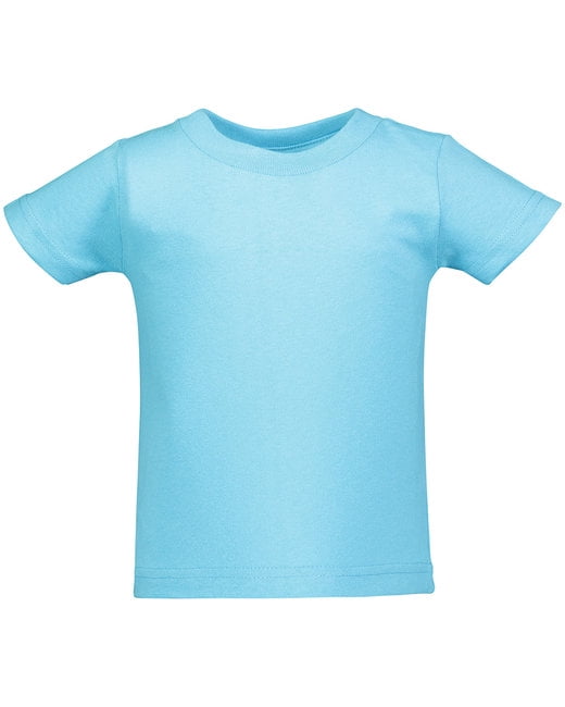 Rabbit Skins Short Sleeve 100% Cotton Infant T-shirt Romper Size 6M 12M 18M 24M 