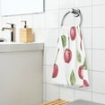 thumbnail image 5 of Pure Cotton Face Towel 16x28 Inches Hand Towel Bath Towel Hand Bath Towels Soft Good Water Absorption for Washing Face Wiping Face Lovely Red Cherry, 5 of 7
