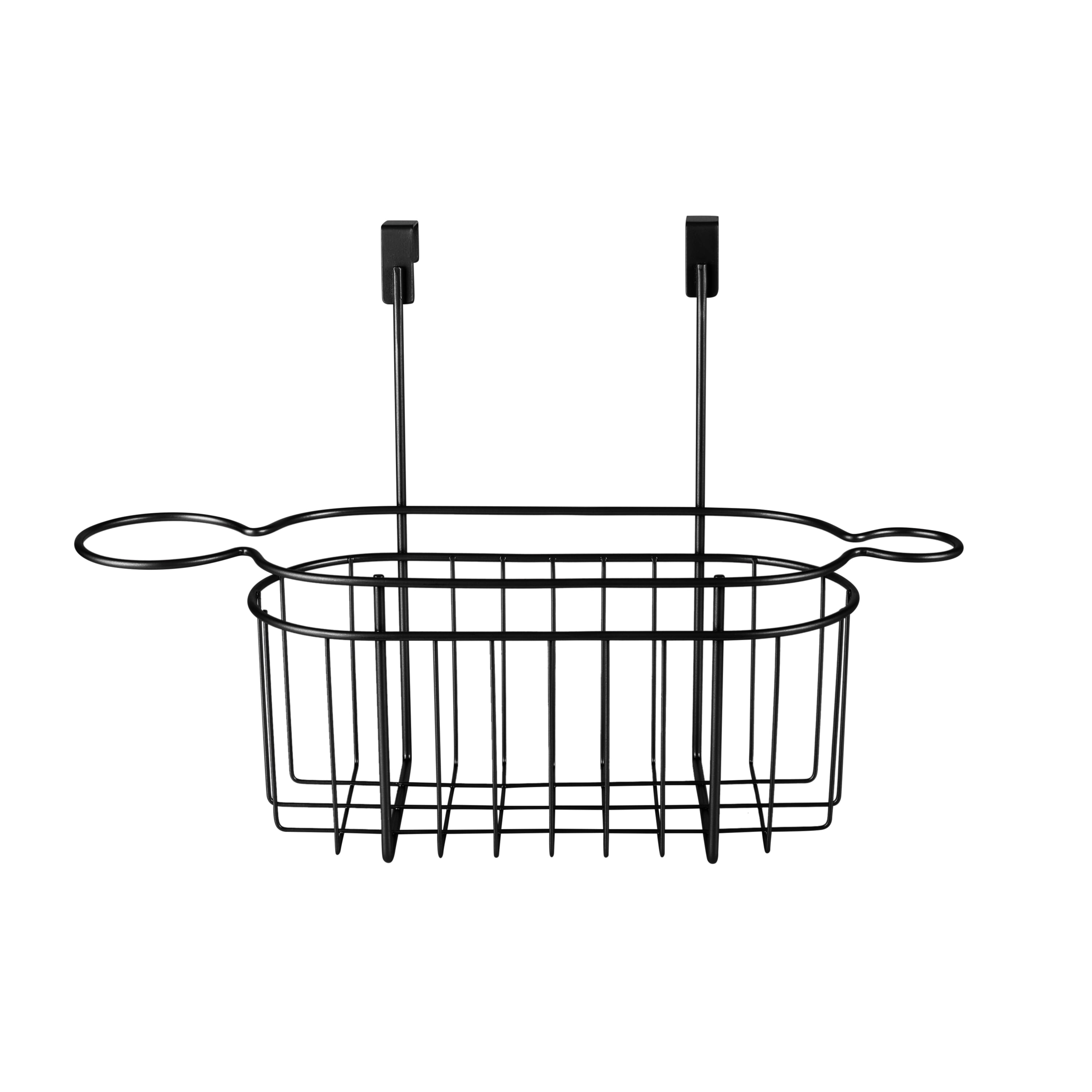 Bath Bliss Over the Cabinet Hair Tool Organizer in Matte Black
