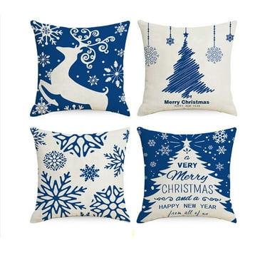 AUQ Throw Pillow,Christmas Pillow Covers for Festive Decor,Christmas Pillow for Hidden Zipper