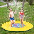 thumbnail image 2 of 68" Large Inflatable Water Splash Play Mat Kids Playing Sprinkler Pad Outdoor Pool Beach Lawn Play Fun, 2 of 7