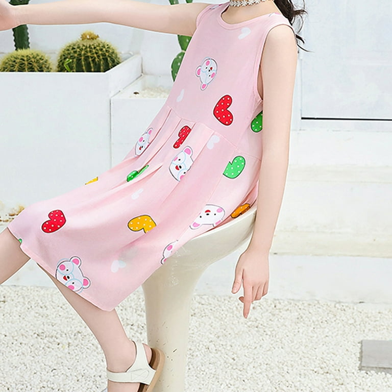 9 years girl night dress top