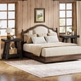 thumbnail image 2 of Finmind 2-Tier Wooden End Table Set of 2, Farmhouse Slim Side Table with Storage for Living Room or Bedroom, Rustic Grey, 2 of 7