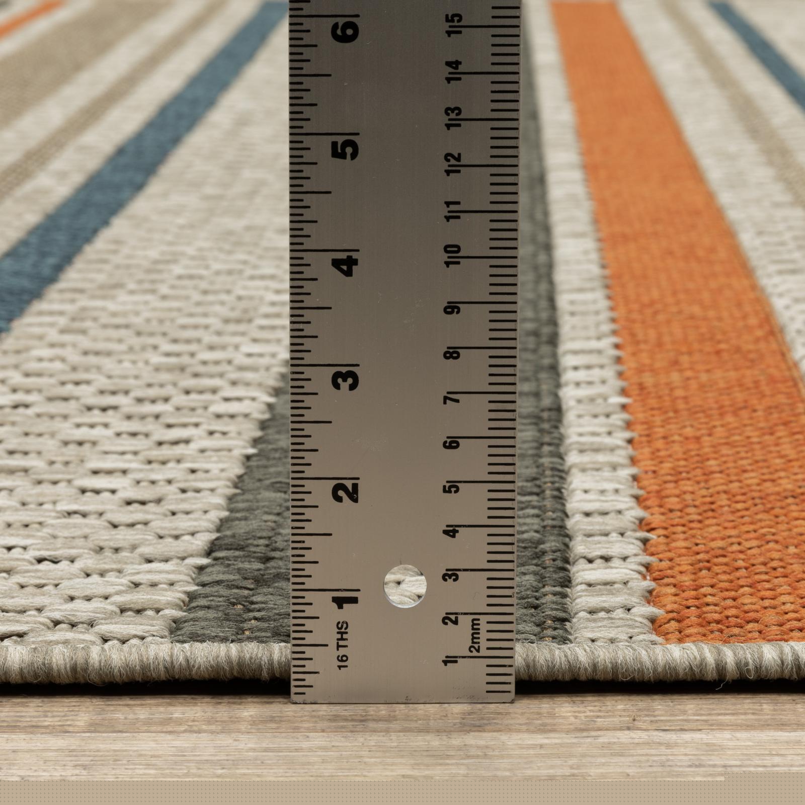 thumbnail image 6 of Avalon Home Lakeland Colored Stripes Indoor/Outdoor Area Rug, 6 of 10