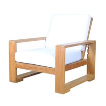 Anderson Teak Capistrano Teak Deep Seating Armchair in Natural