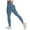 A-Dark Blue19, variant on Women's High Waist Lifting Leggings Seamless Mesh Workout Yoga Stretchy Full Length Tights