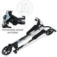 thumbnail image 4 of Wheelive Foldable 3-Wheel Drift Scooter for Kids, Adjustable Kick Handlebar, LED Flashing Wheels, Outdoor Sports Ride-On Toy for Ages 8+, Black, 4 of 6