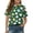Dark Green #26, variant on T Shirts for Girls Short Sleeve Henley Cute Cartoon Animal Print Back to School Uniform Button Closure Causal Active Polo Shirts, 150